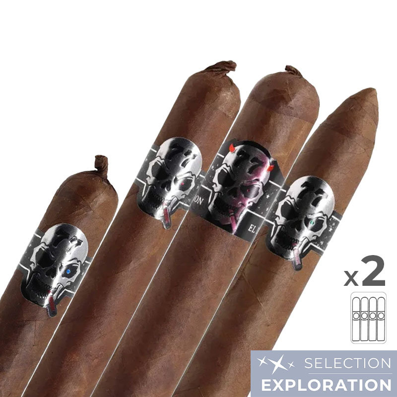 Pack découverte cigares Skull 77 (4×2)