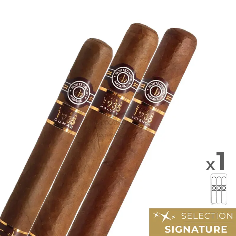 Pack découverte cigares Montecristo Linea 1935 (3×1)