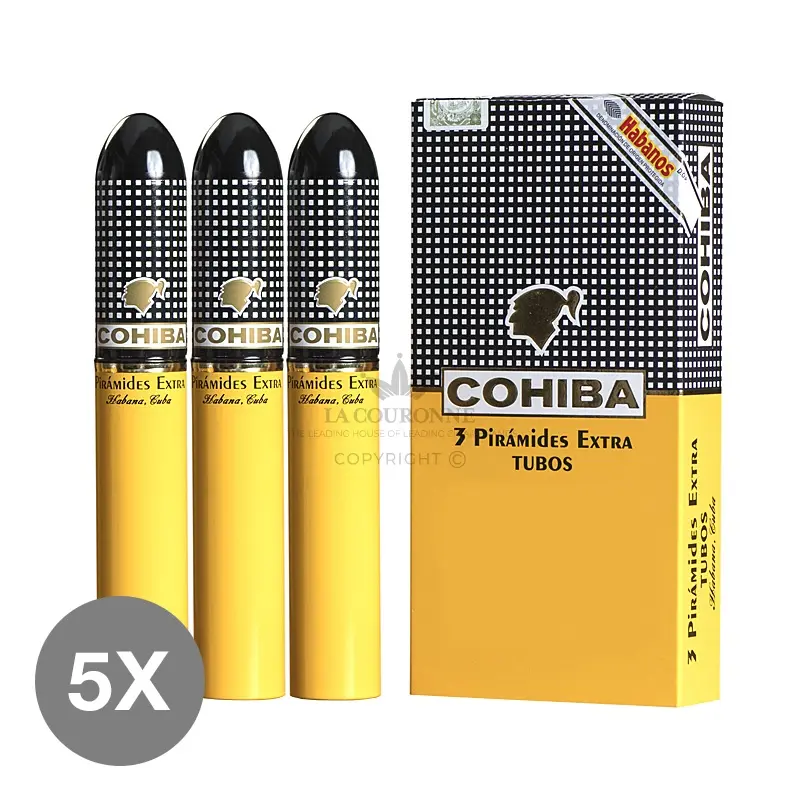 Cohiba Piramides Extra Tubos (5×3)