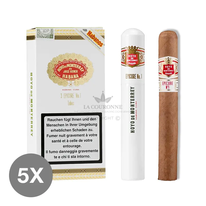 Hoyo De Monterrey Epicure No. 1 Tubos (5×3)