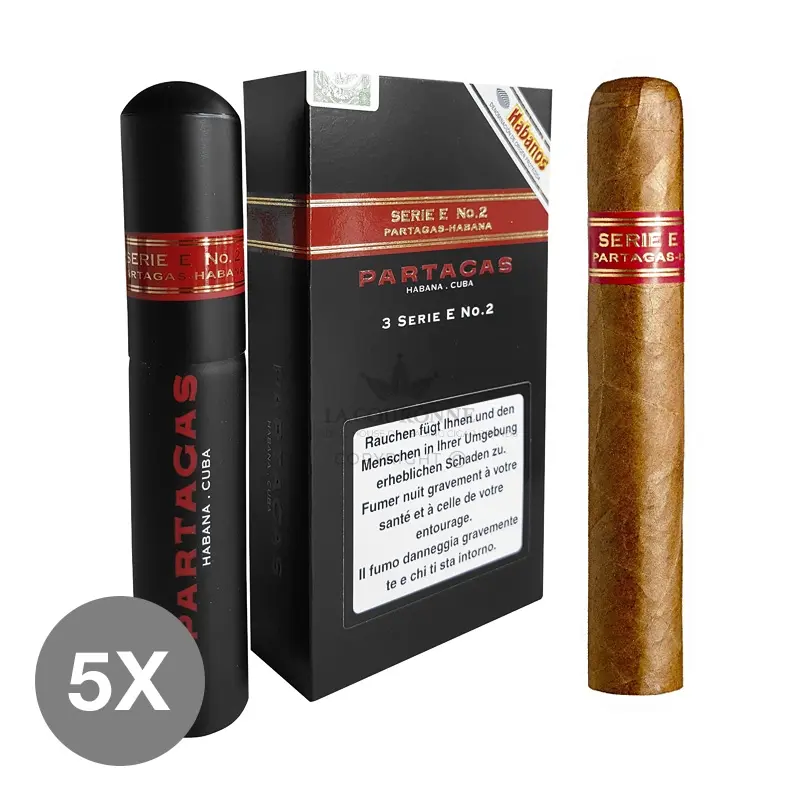 Partagas Serie E No. 2 Tubos (5×3)