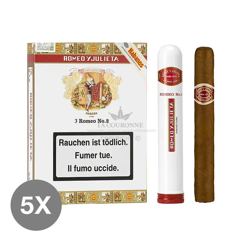 Romeo y Julieta No. 2 Tubos (5×3)