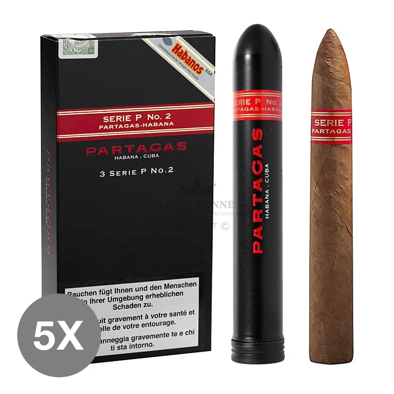 Partagas Serie P No. 2 Tubos (5×3)