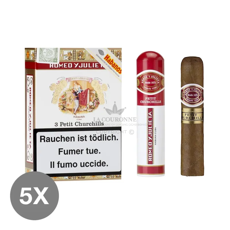 Romeo y Julieta Petit Churchills Tubos (5×3)