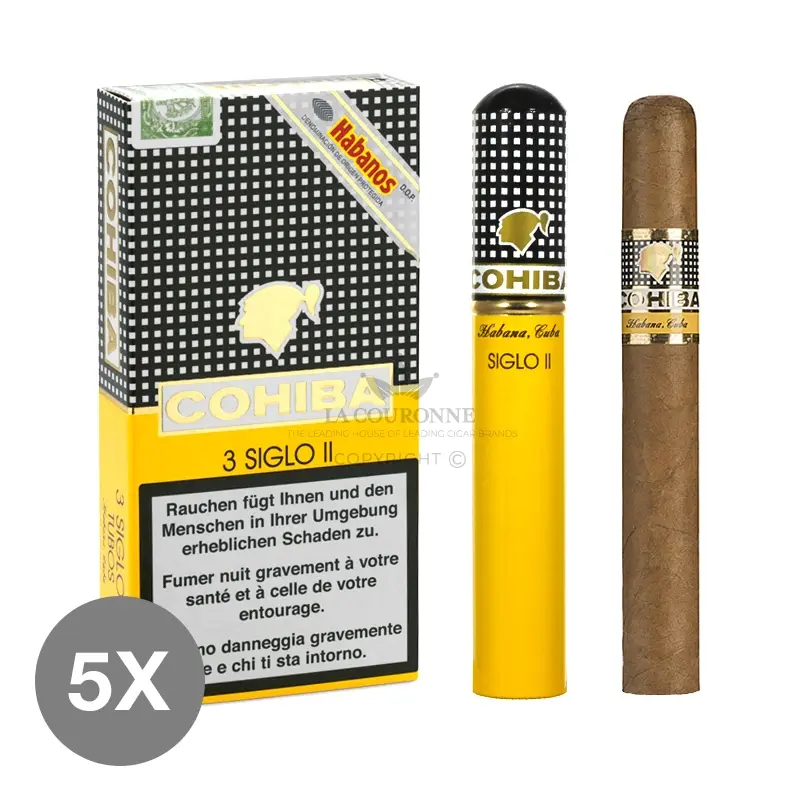 Cohiba Siglo 2 Tubos (5×3)