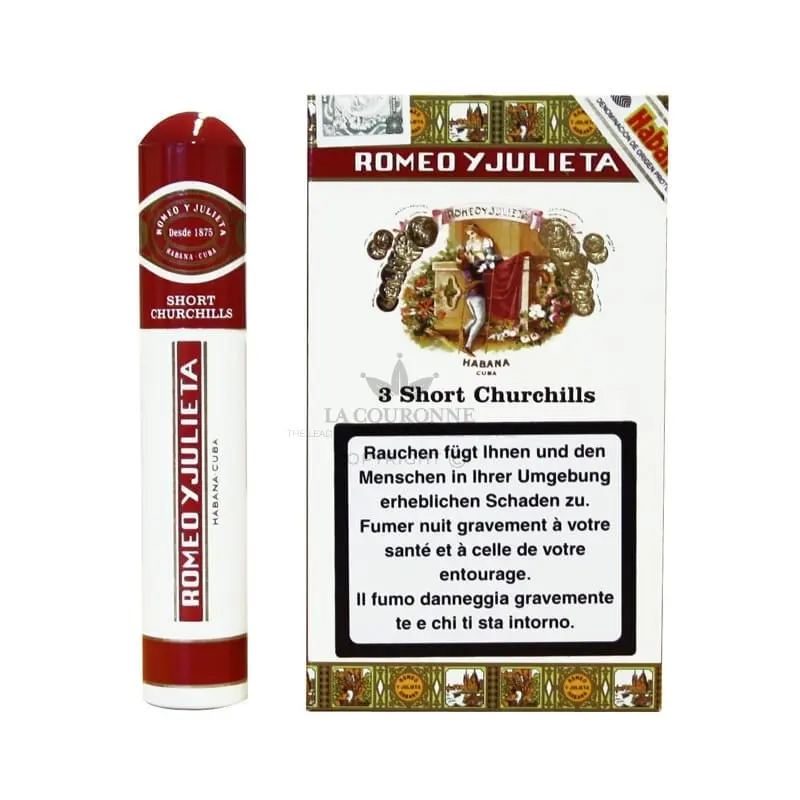 Romeo y Julieta Short Churchills Tubos (3)