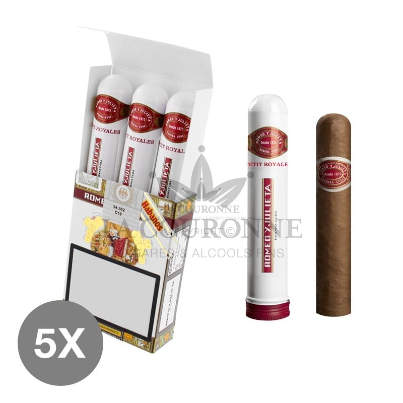 Romeo y Julieta Petit Royales Tubos (5×3)