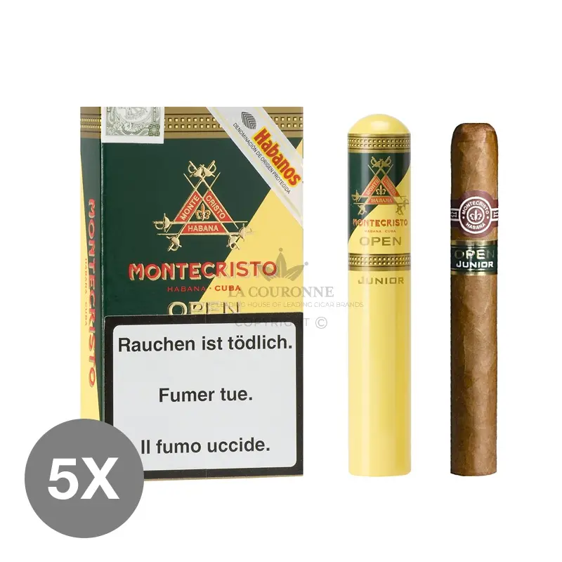 Montecristo Open Junior Tubos (5×3)