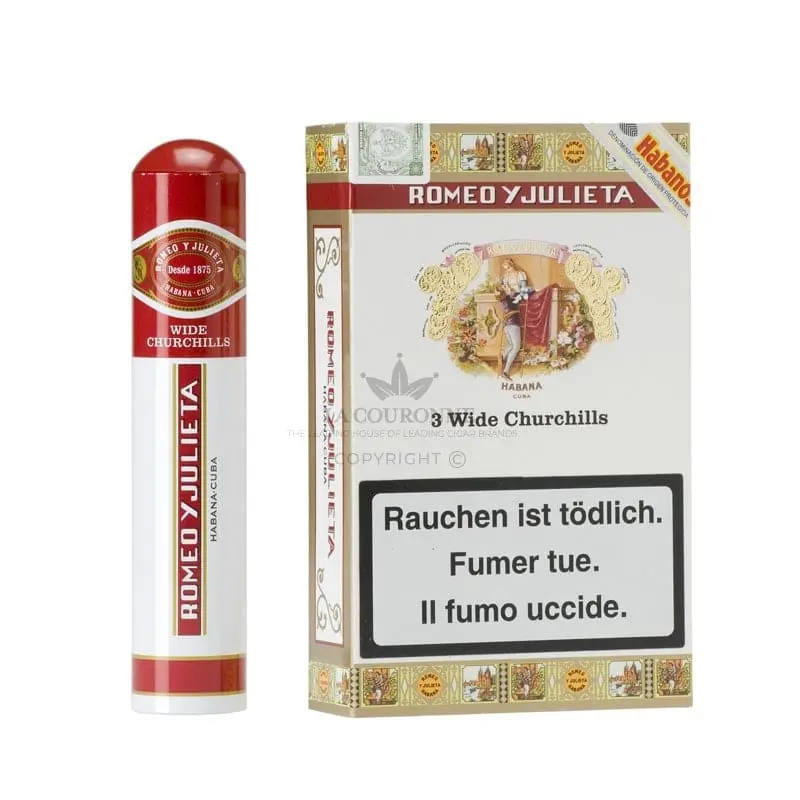 Romeo y Julieta Wide Churchills Tubos (3)