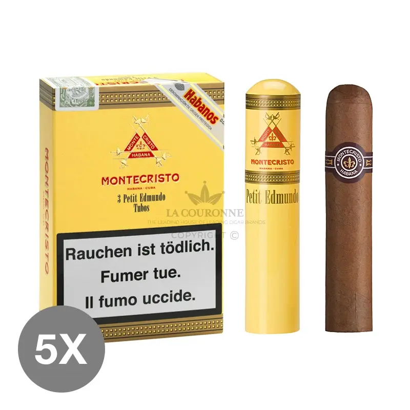 Montecristo Petit Edmundo Tubos (5×3)