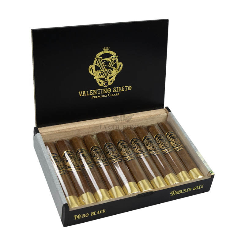 Valentino Siesto Nero Black Sun Grown Robusto (10)