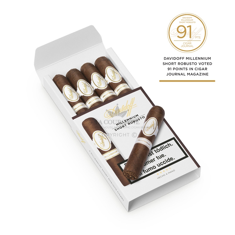 Davidoff Millennium Blend Short Robusto Etui (4)