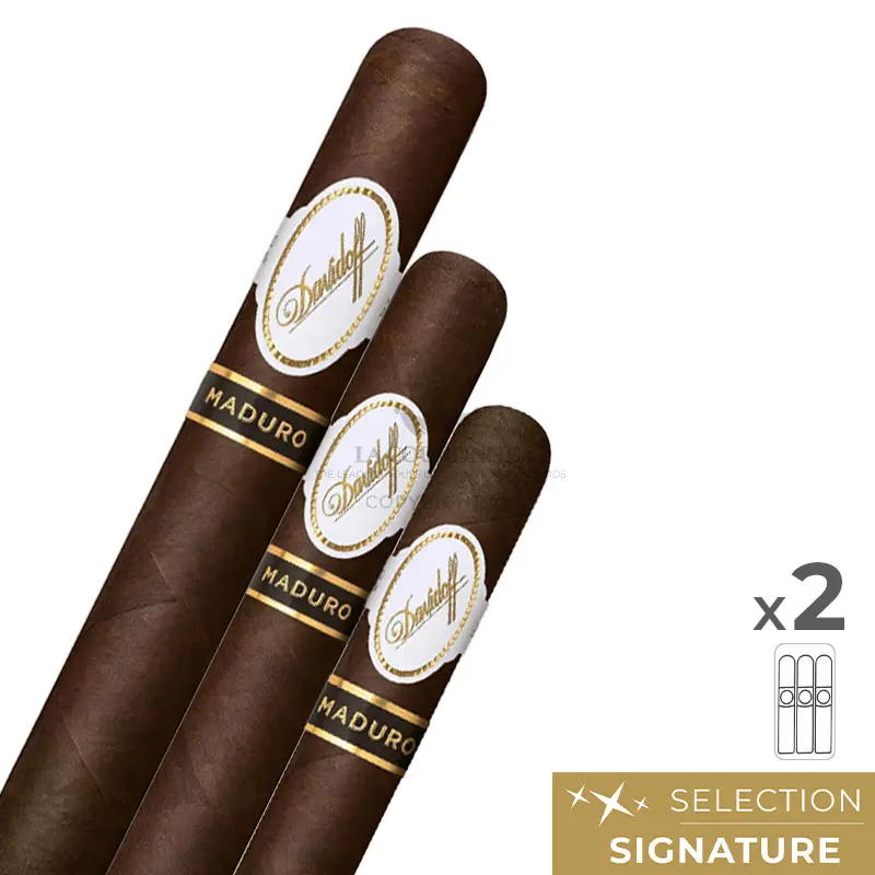 Pack découverte cigares Davidoff Maduro (3×2)
