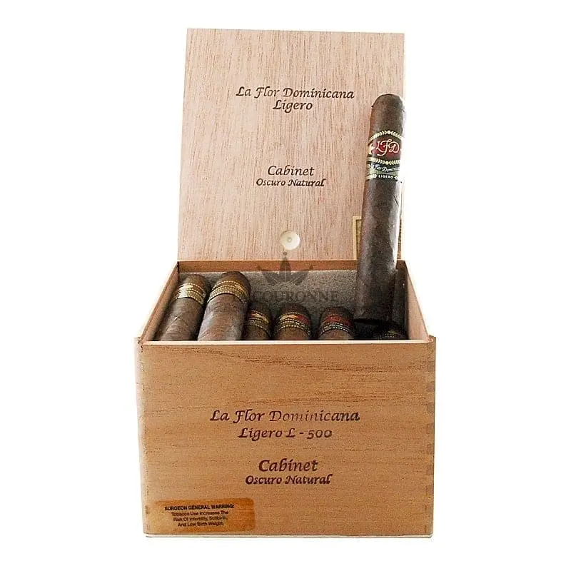 La Flor Dominicana Ligero Cabinet Oscuro Natural L-500 (24)