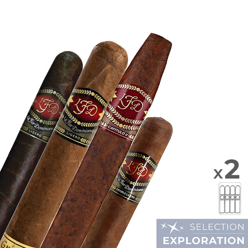 Pack découverte cigares la Flor Dominicana (4×2)