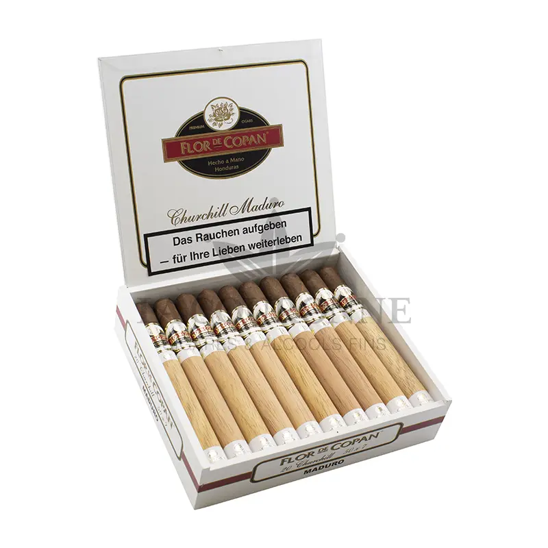 Flor De Copan Maduro Churchill (20)