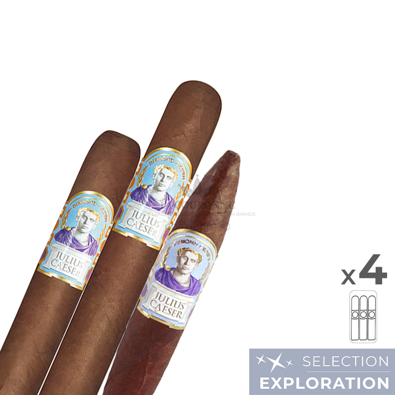 Pack découverte cigares Diamond Crown Julius Caeser (4×3)