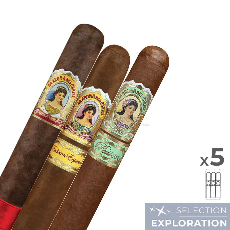 Pack découverte cigares la Aroma Del Caribe (3×5)