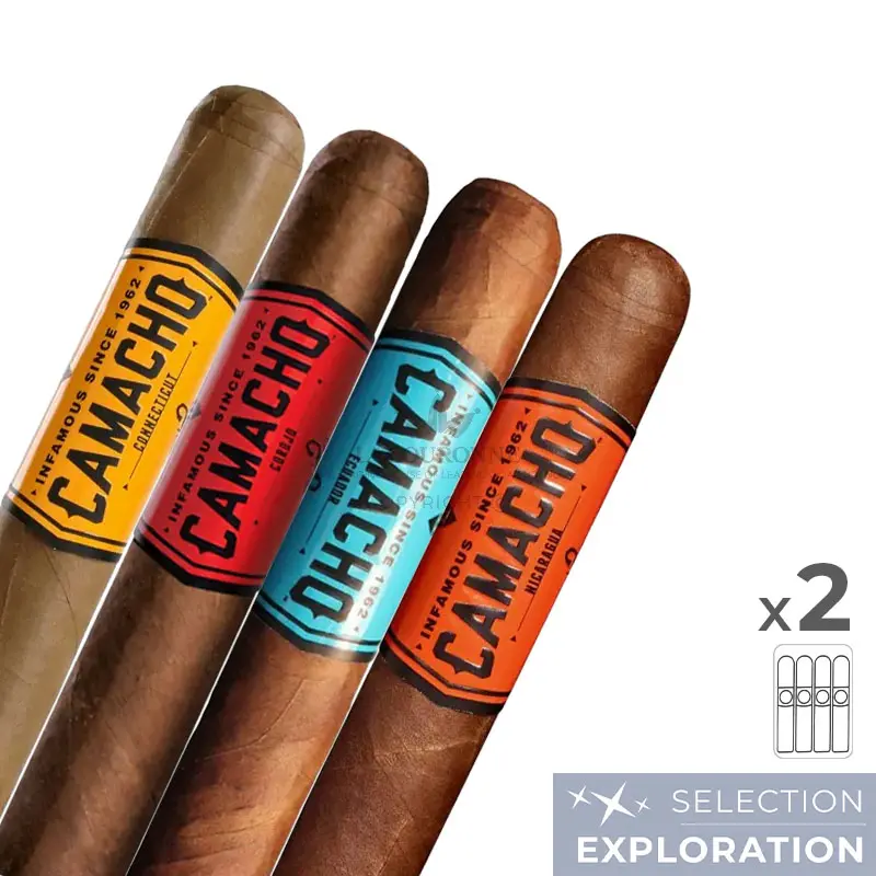Pack découverte cigares Camacho (4×2)