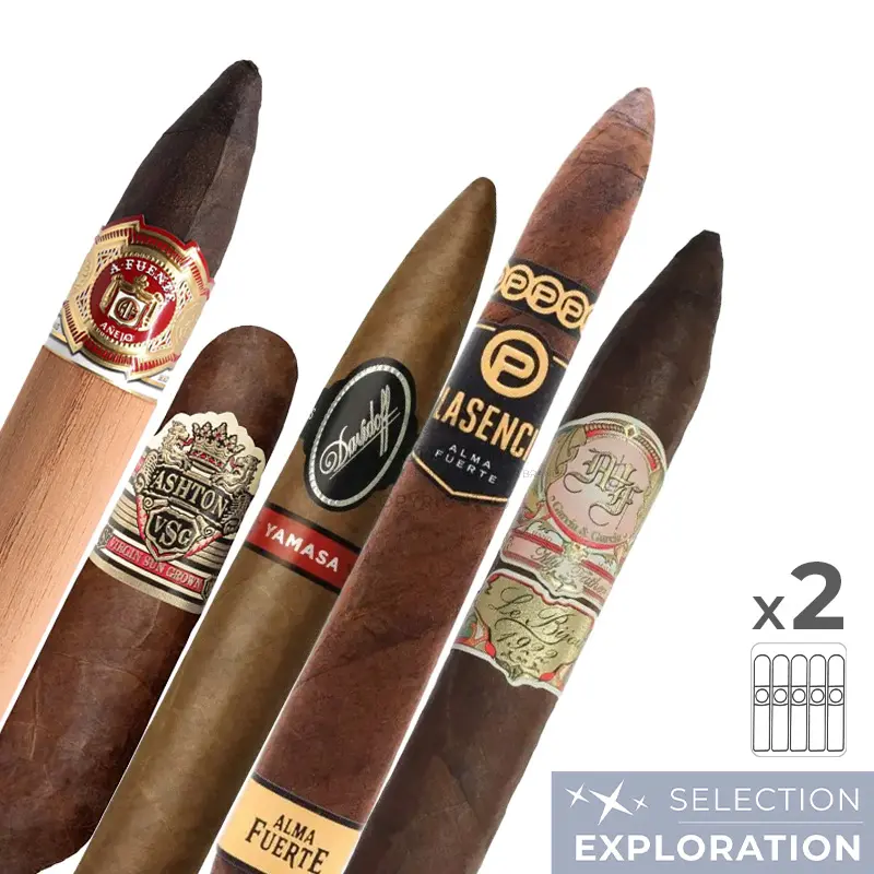 Pack découverte cigares Figurado (5×2)