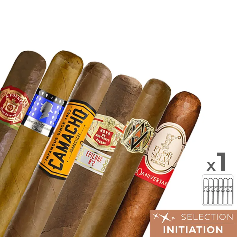 Pack découverte cigares la Sélection du Débutant (6×1)