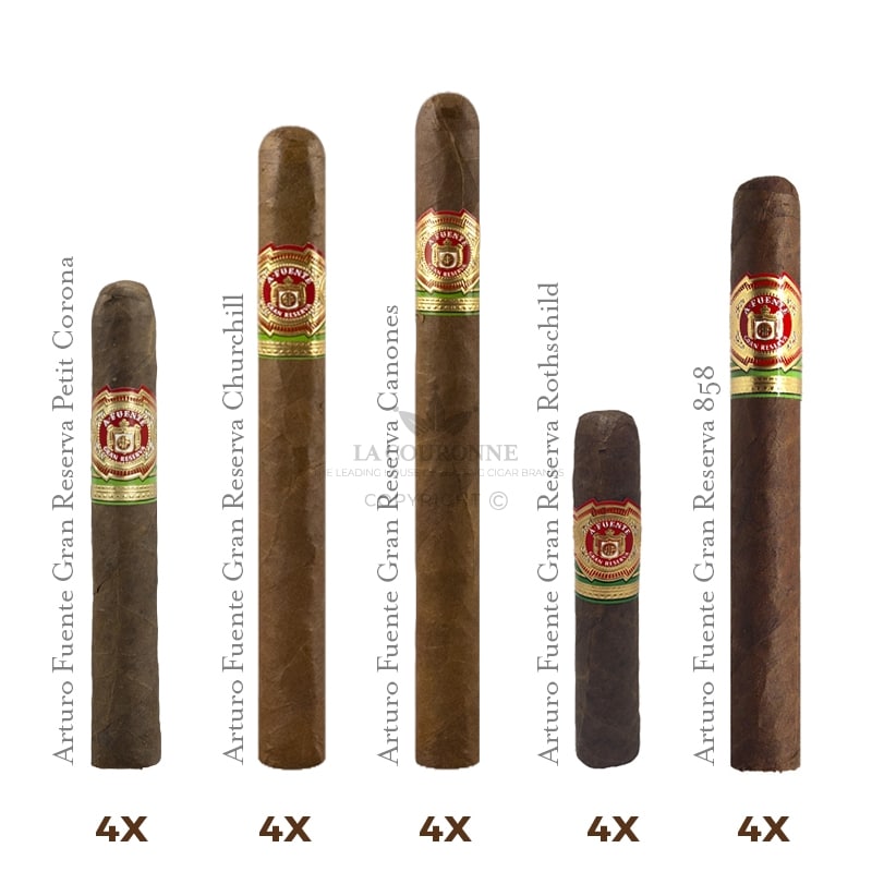 Pack découverte cigares Arturo Fuente Gran Reserva (5×4)