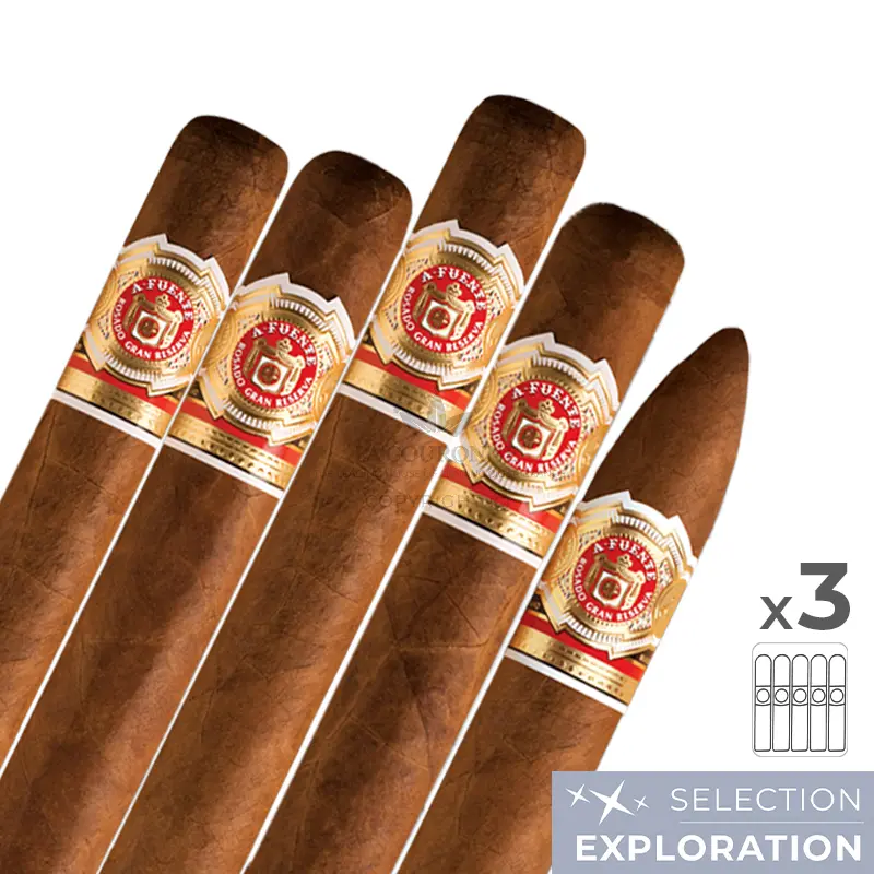 Pack découverte cigares Arturo Fuente Magnum Rosado (5×3)