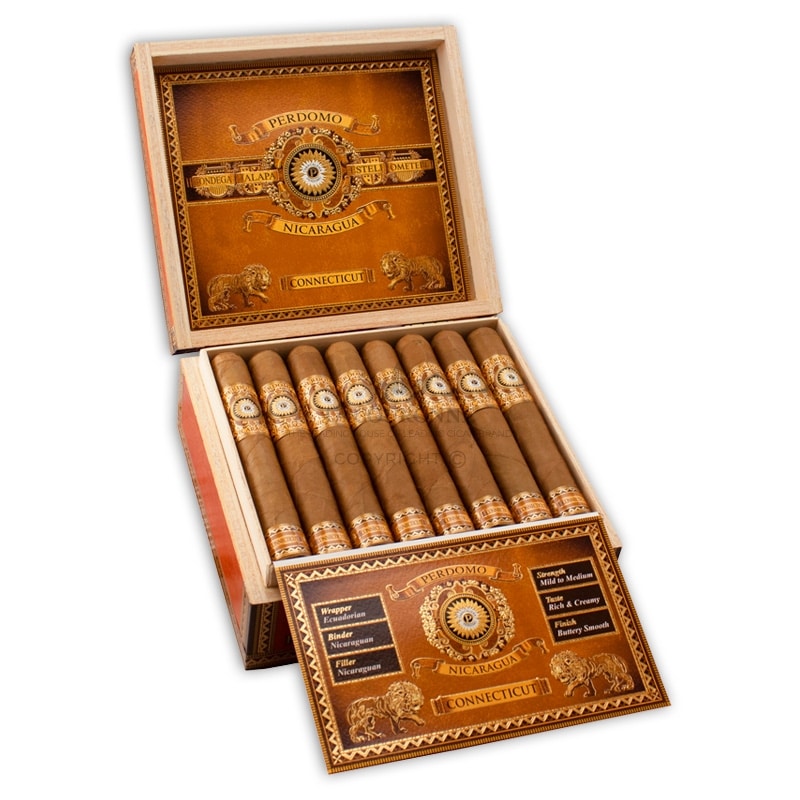 Perdomo Nicaragua Bourbon Barrel Aged Connecticut Epicure(24)