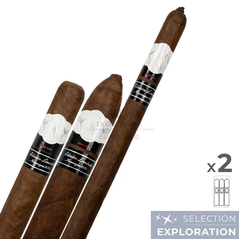 Pack découverte cigares Sencillo Black (3×2)