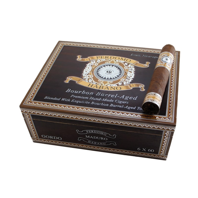 Perdomo Nicaragua Bourbon Barrel Aged Maduro Gordo(24)